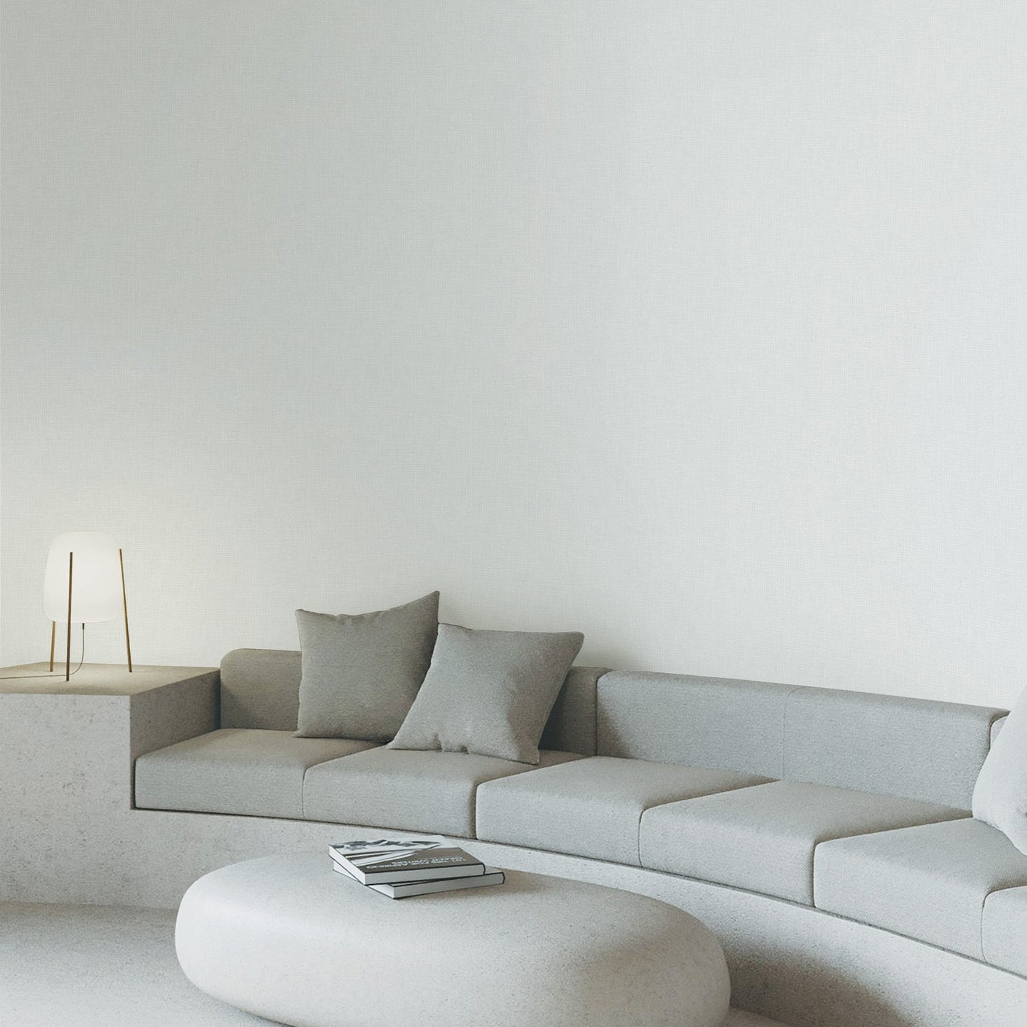 Textured Wallpaper Fabric in Grey