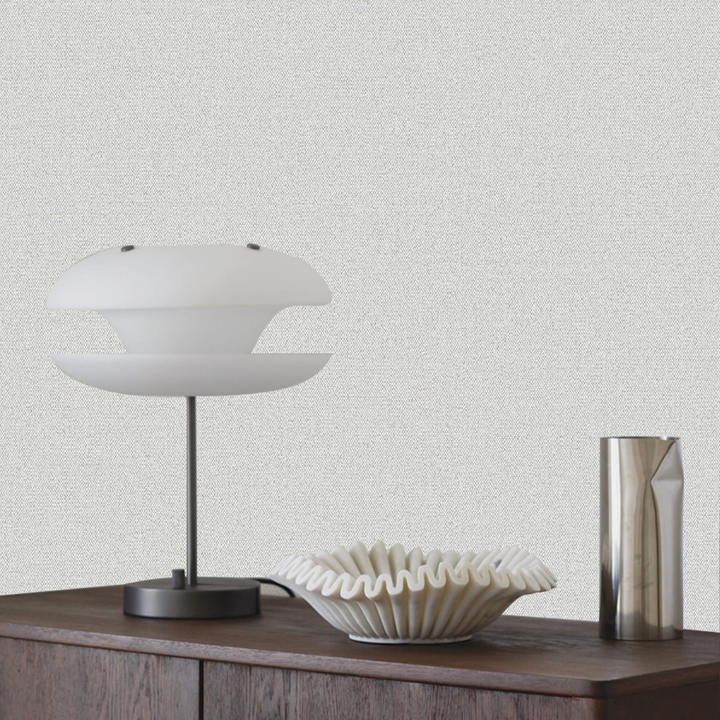 Textured Wallpaper Fabric in Dark Grey