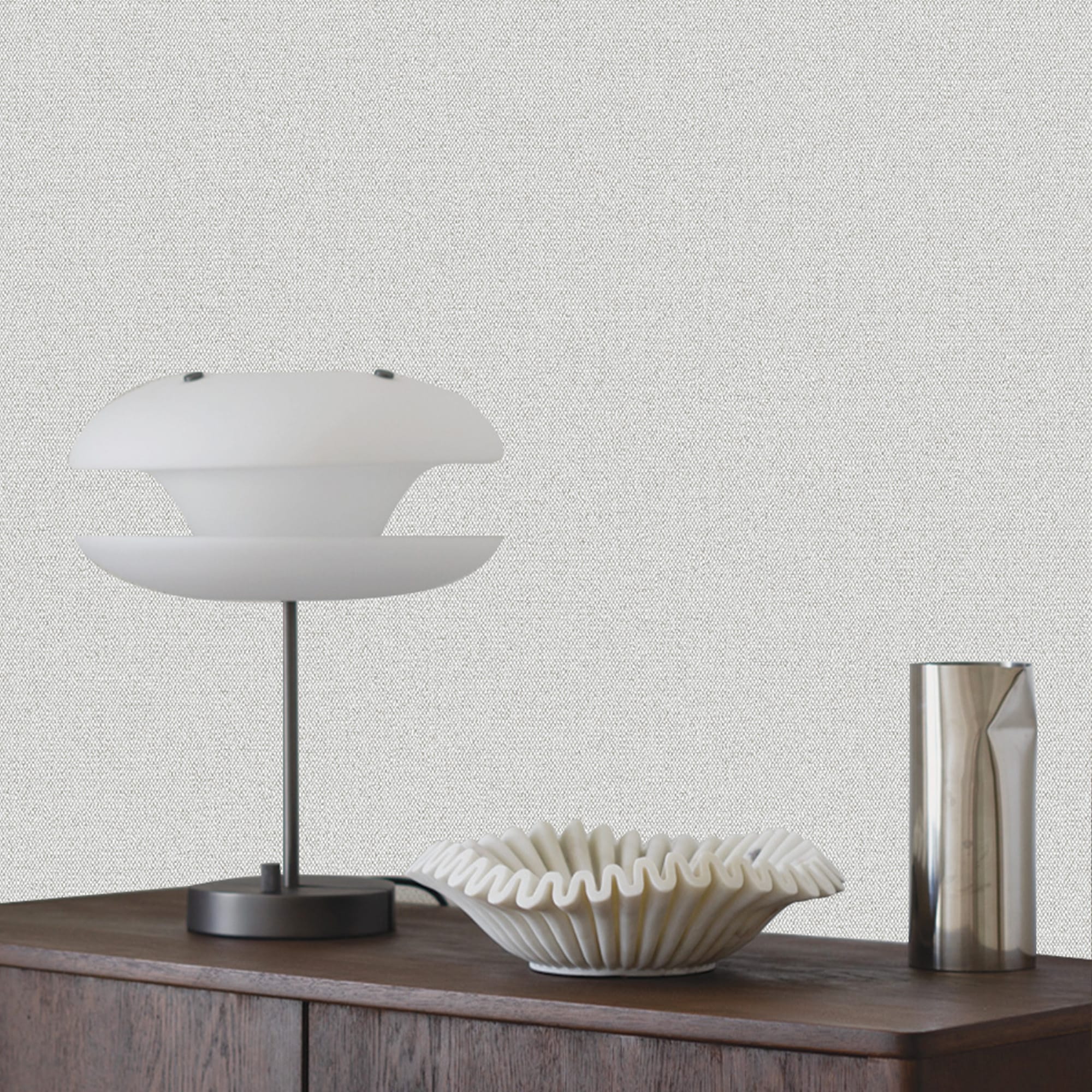 Textured Wallpaper Fabric in Dark Grey