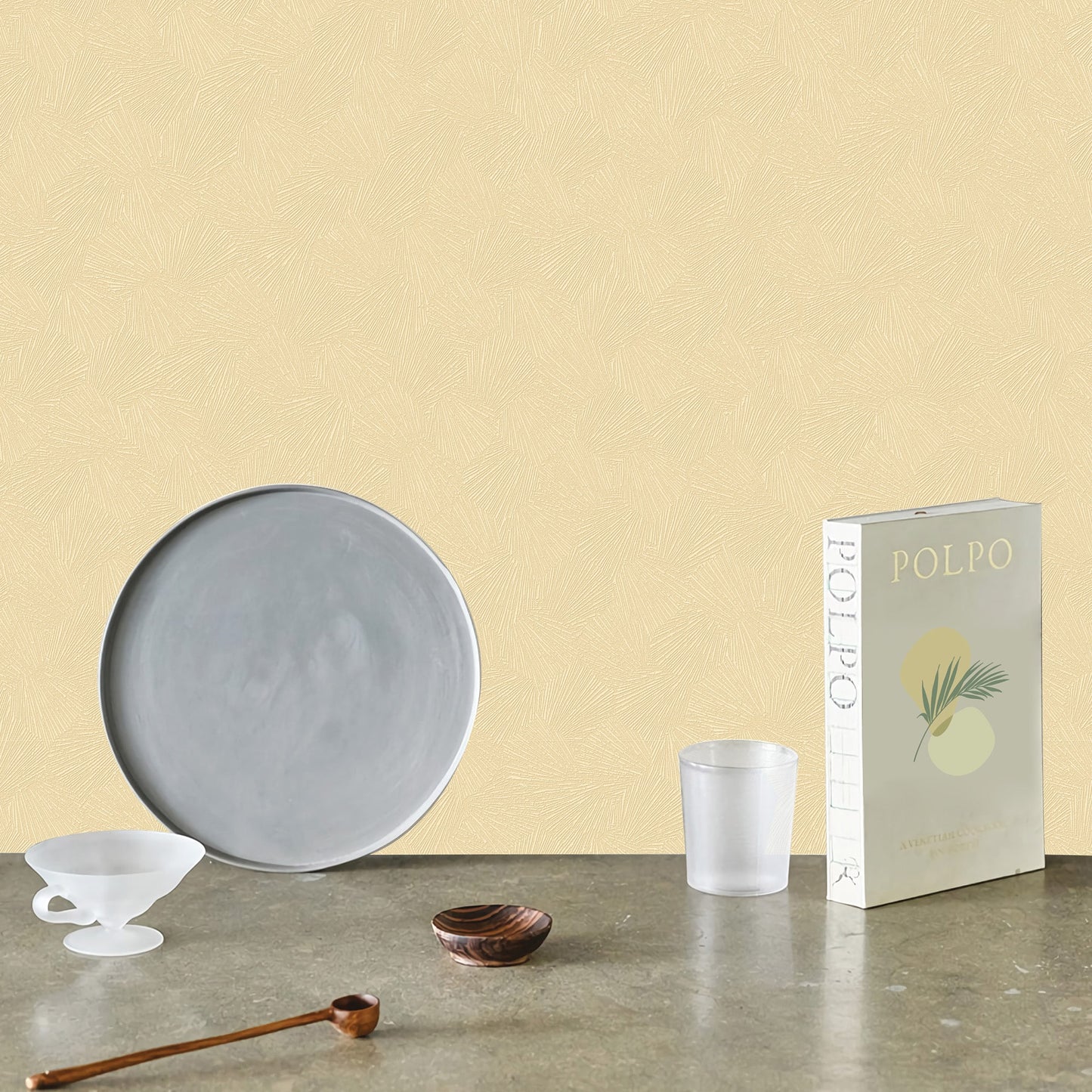 Textured Wallpaper Plastered|Grunge|Abstract in Gold