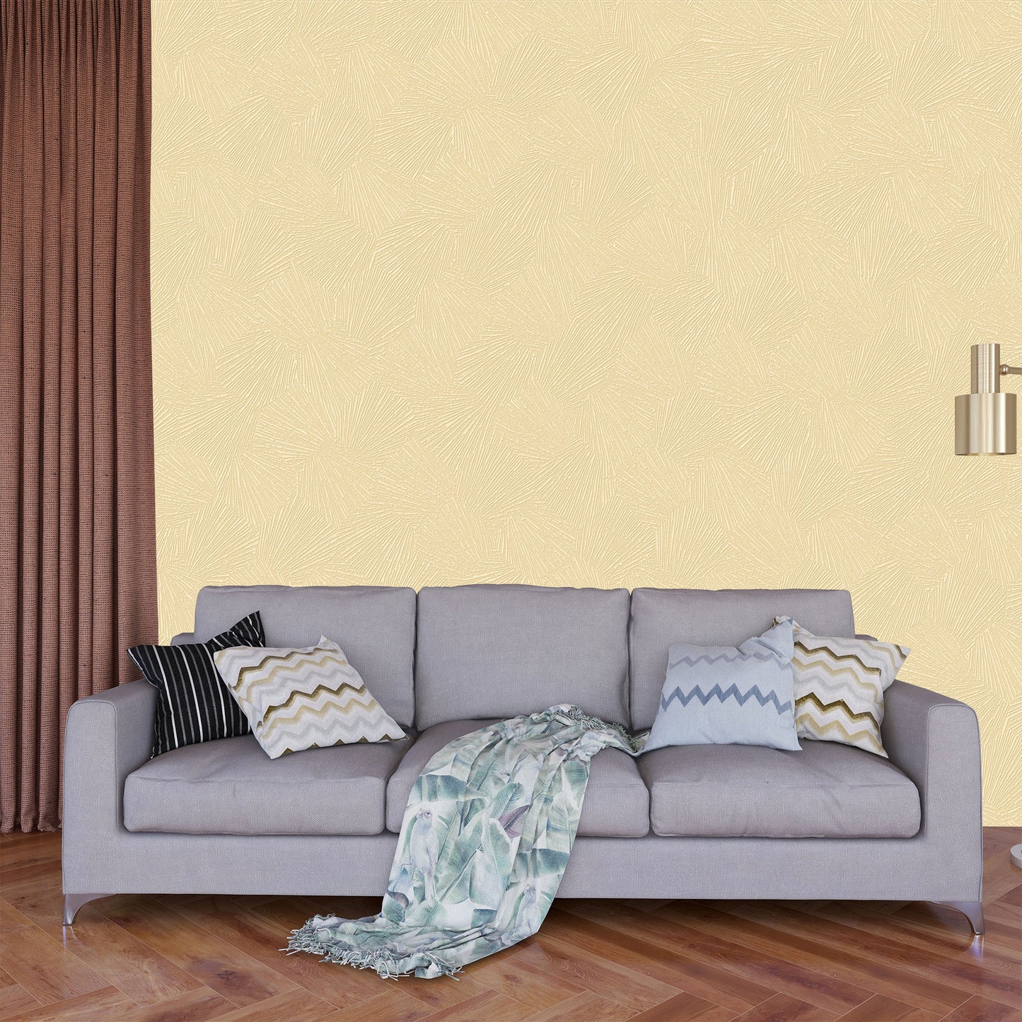 Textured Wallpaper Plastered|Grunge|Abstract in Gold