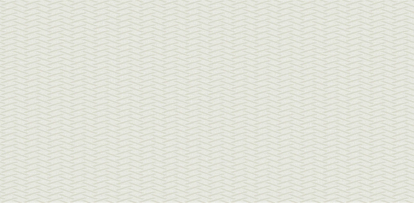 Textured Wallpaper Herringbone|Geometric in Beige|Silver