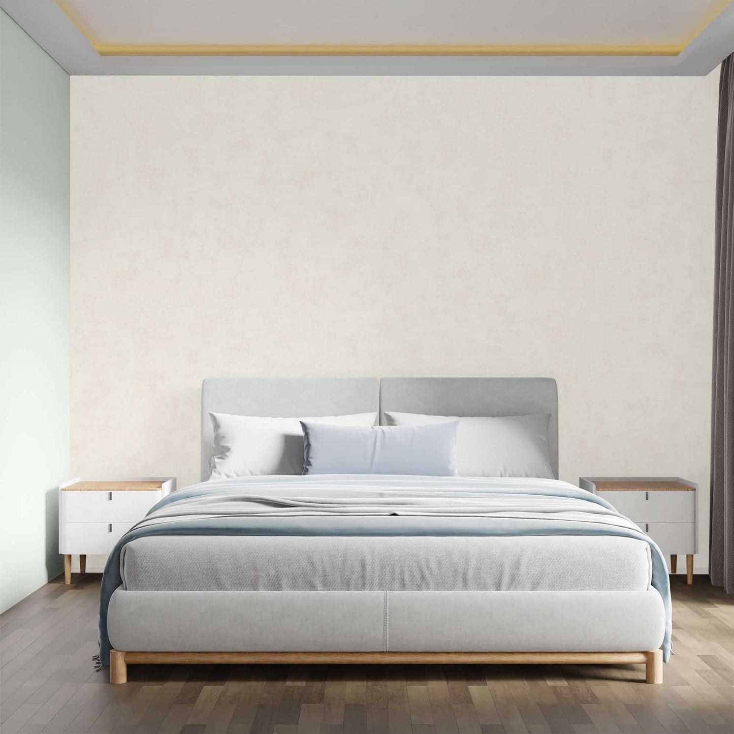 Textured Wallpaper Solid|Grunge in Beige