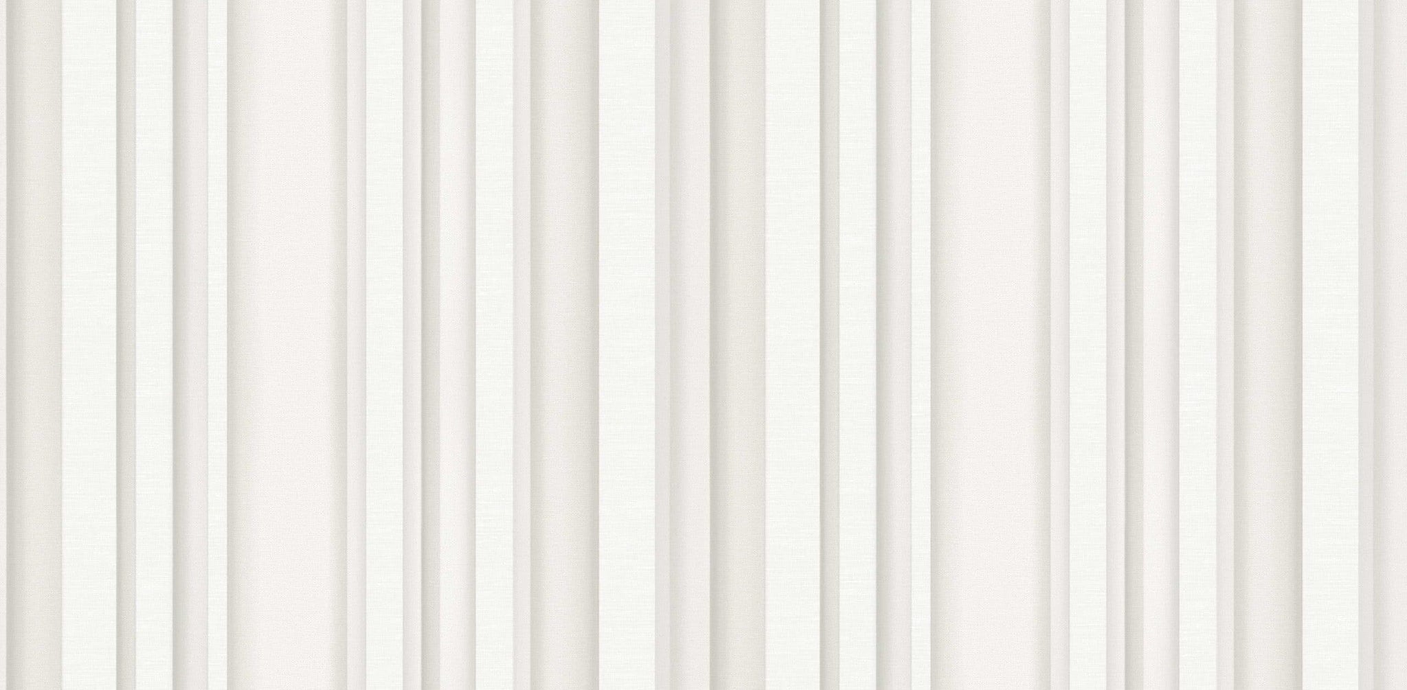 Textured Wallpaper Stripes in White|Light Grey