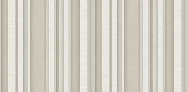 Textured Wallpaper Stripes in Light Brown|Cream