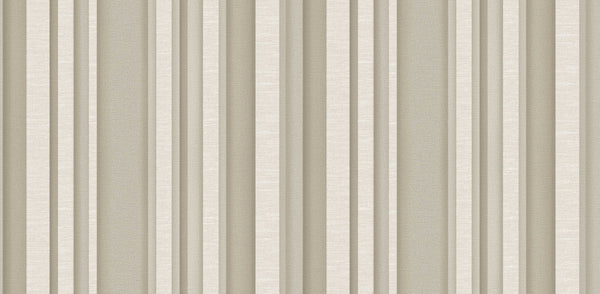 Textured Wallpaper Stripes in Light Brown|Beige