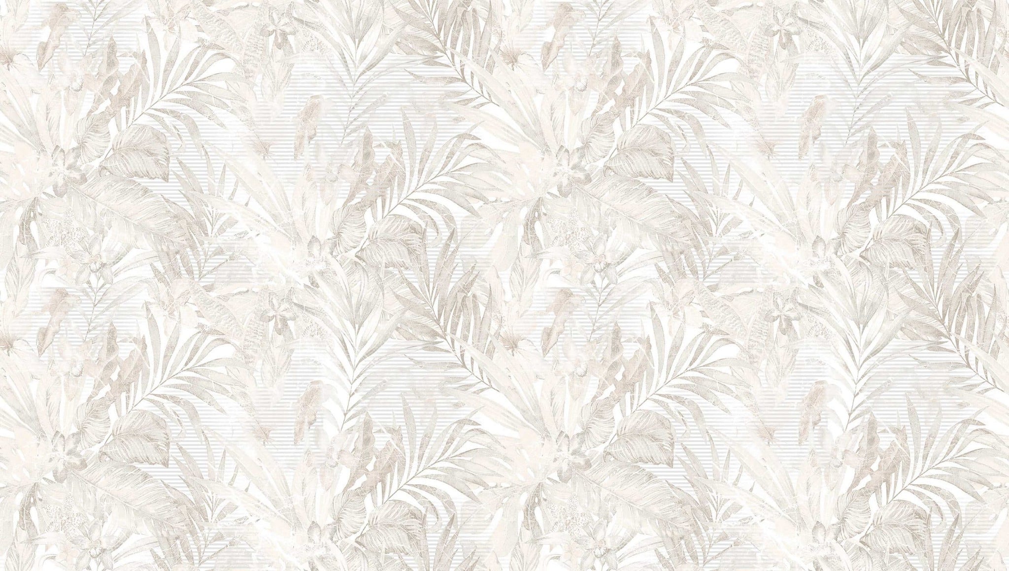 Textured Wallpaper Floral in Cream