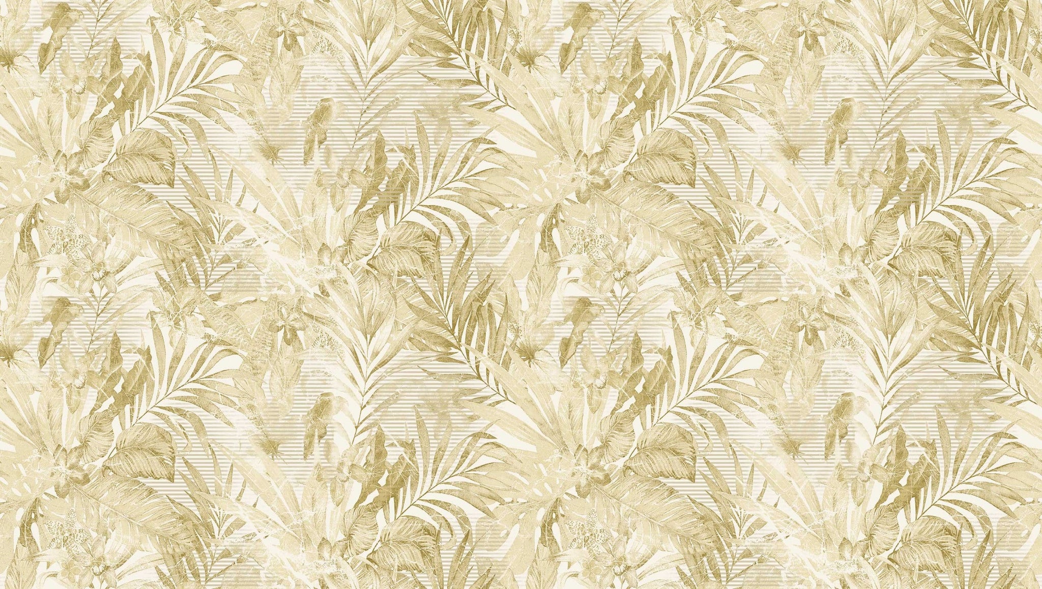 Textured Wallpaper Floral in Yellow