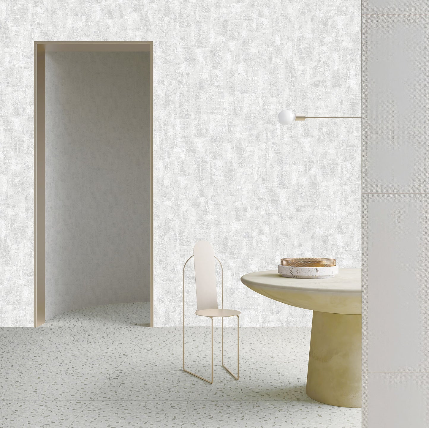 Textured Wallpaper Abstract|Grunge in White|Grey