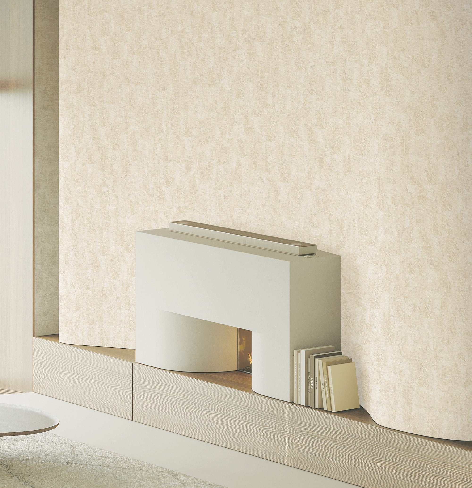 Textured Wallpaper Abstract|Grunge in Beige