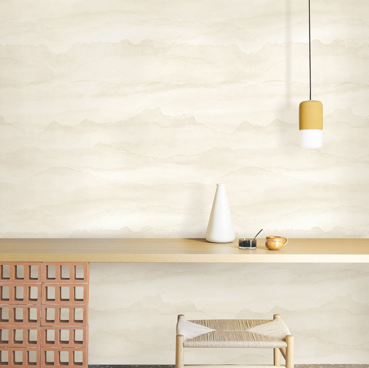 Textured Wallpaper Abstract|Grunge in Cream