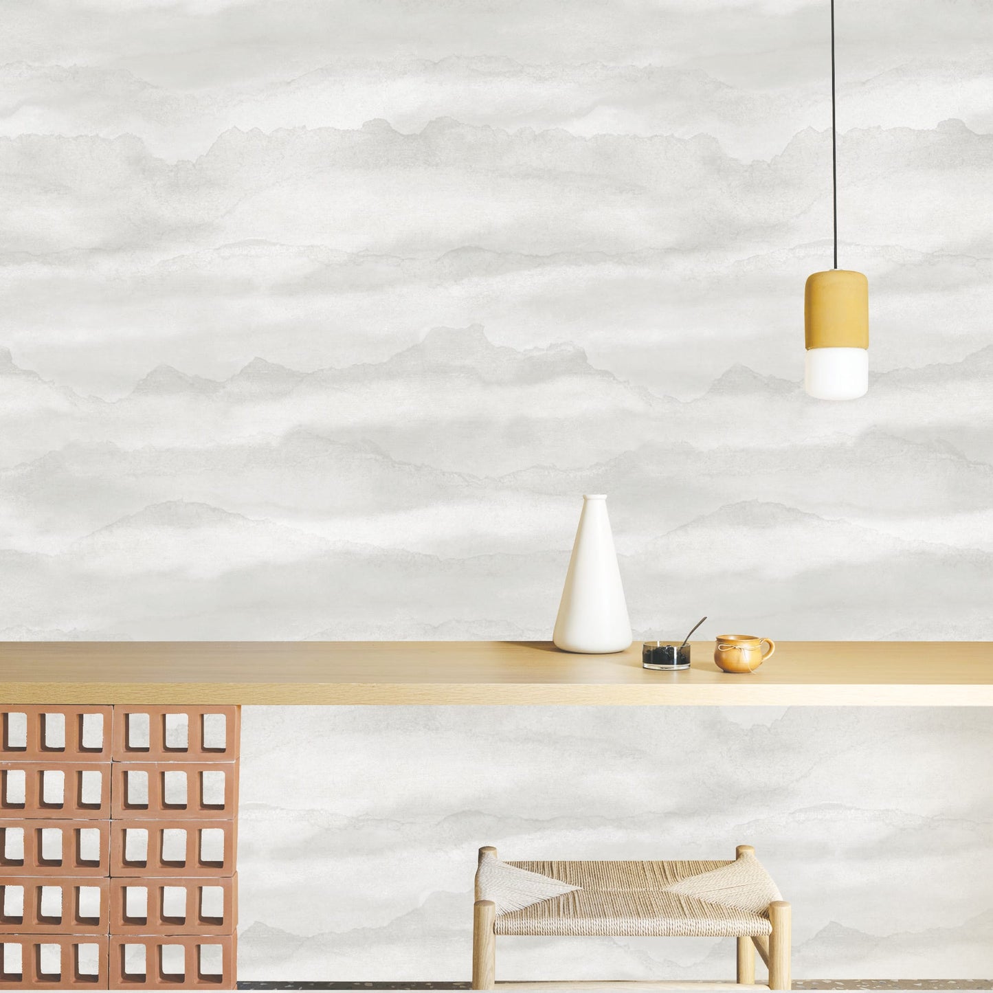 Textured Wallpaper Abstract|Grunge in Light Grey