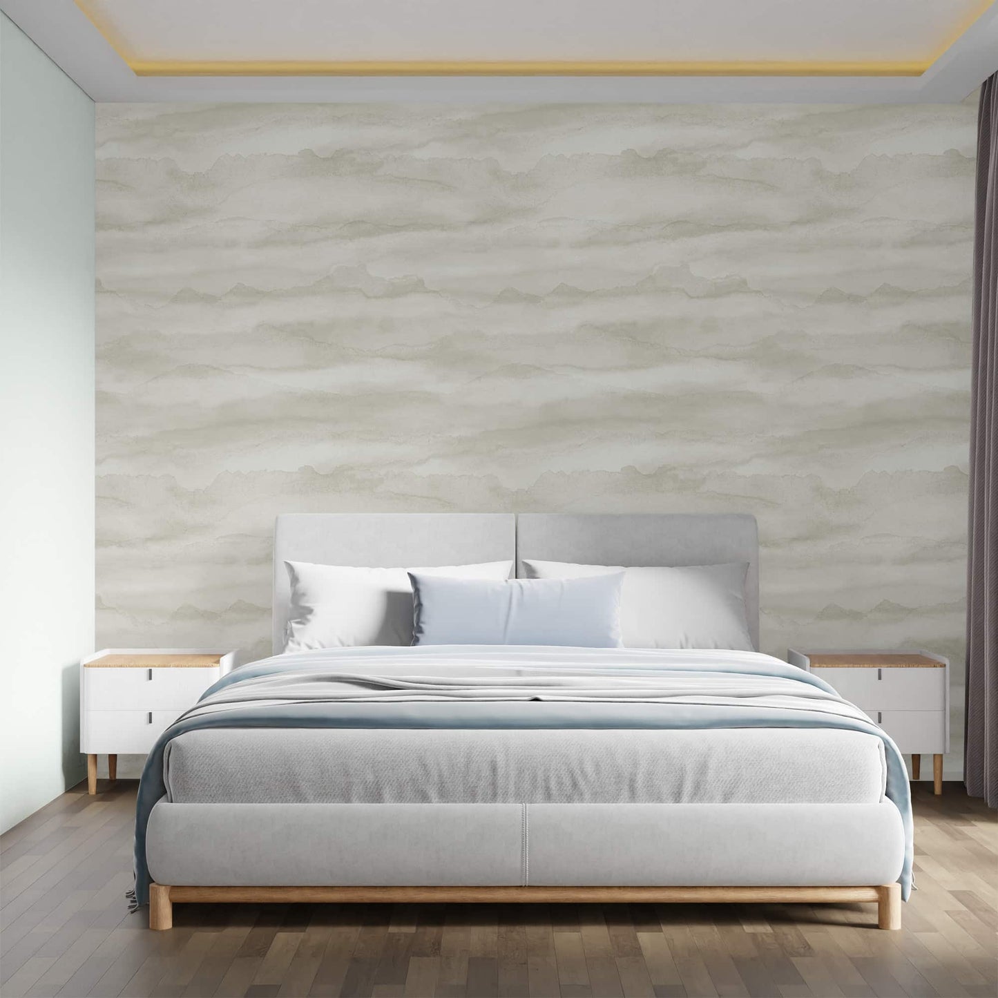 Textured Wallpaper Abstract|Grunge in Cream|Grey