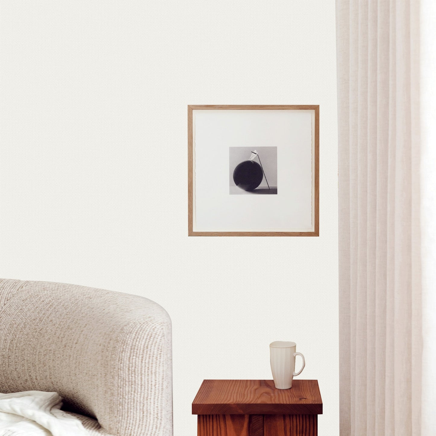 Textured Wallpaper Abstract in White