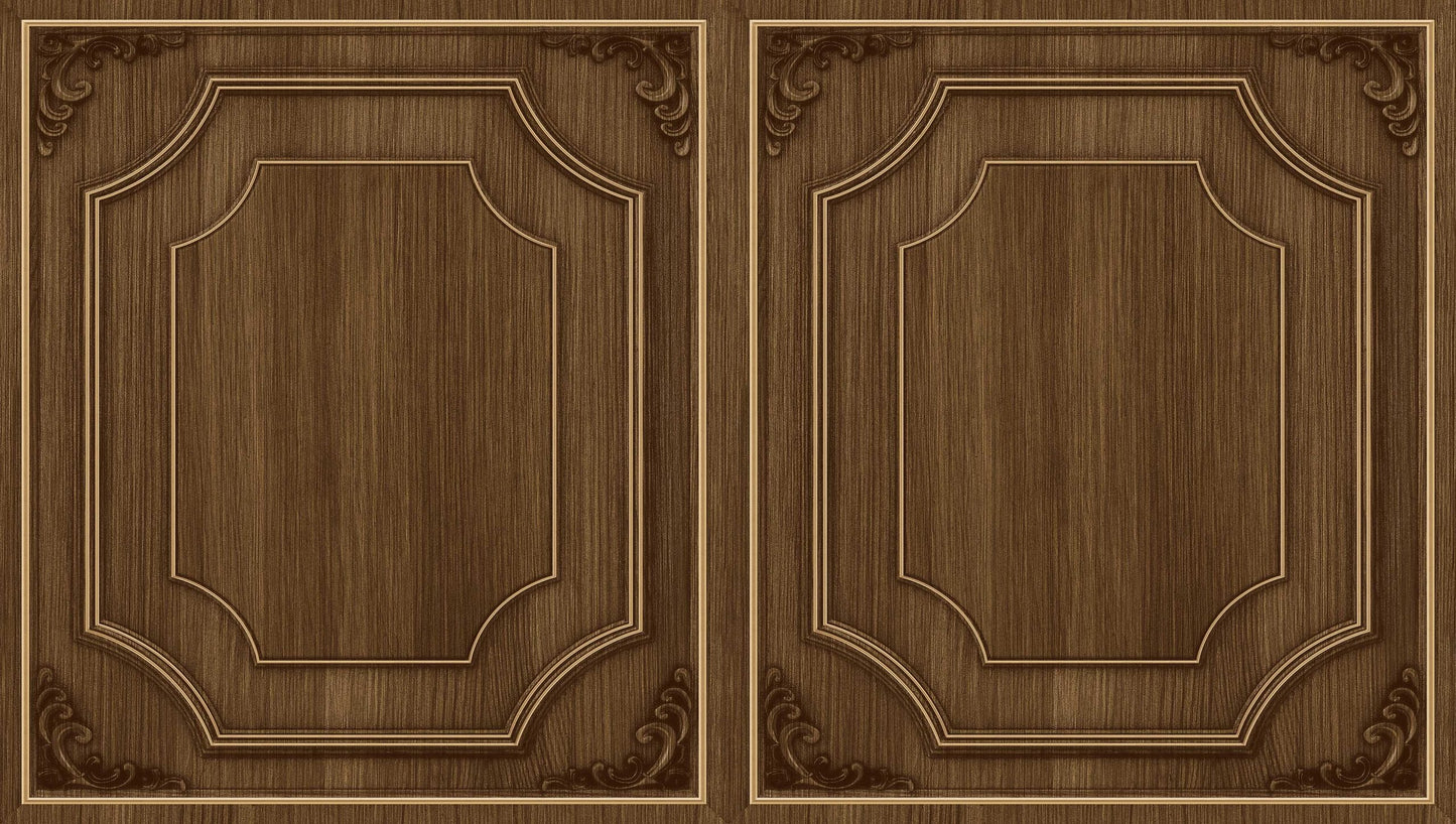 Textured Wallpaper Victorian|Traditional in Light Brown