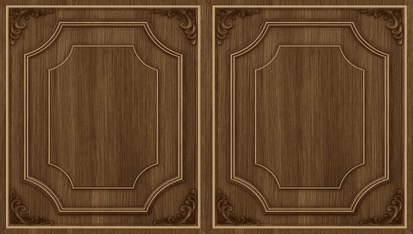 Textured Wallpaper Victorian|Traditional in Light Brown