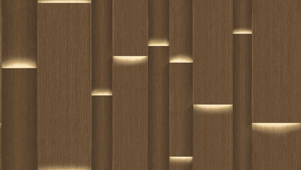 Textured Wallpaper Wood|Rustic in Brown
