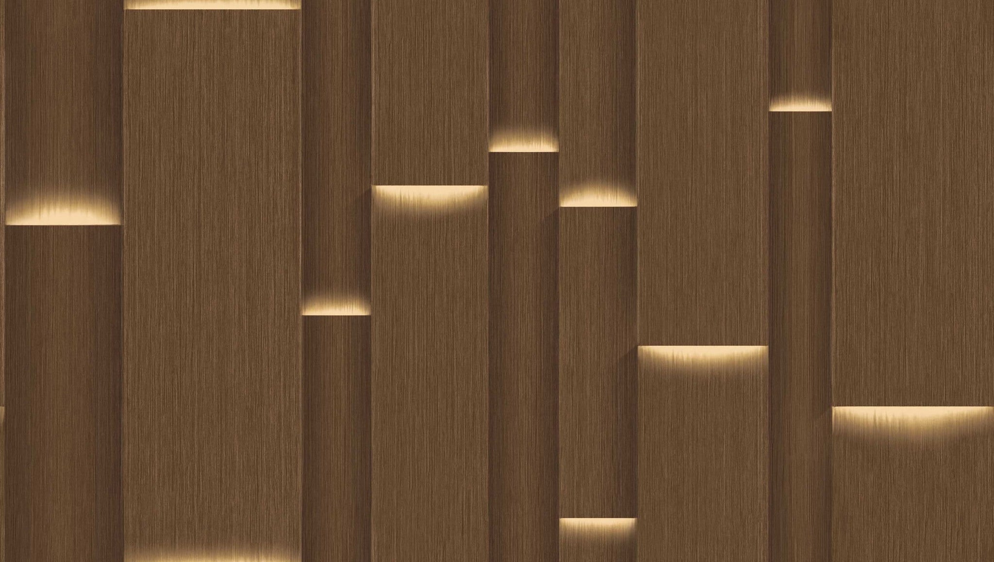 Textured Wallpaper Wood|Rustic in Dark Brown