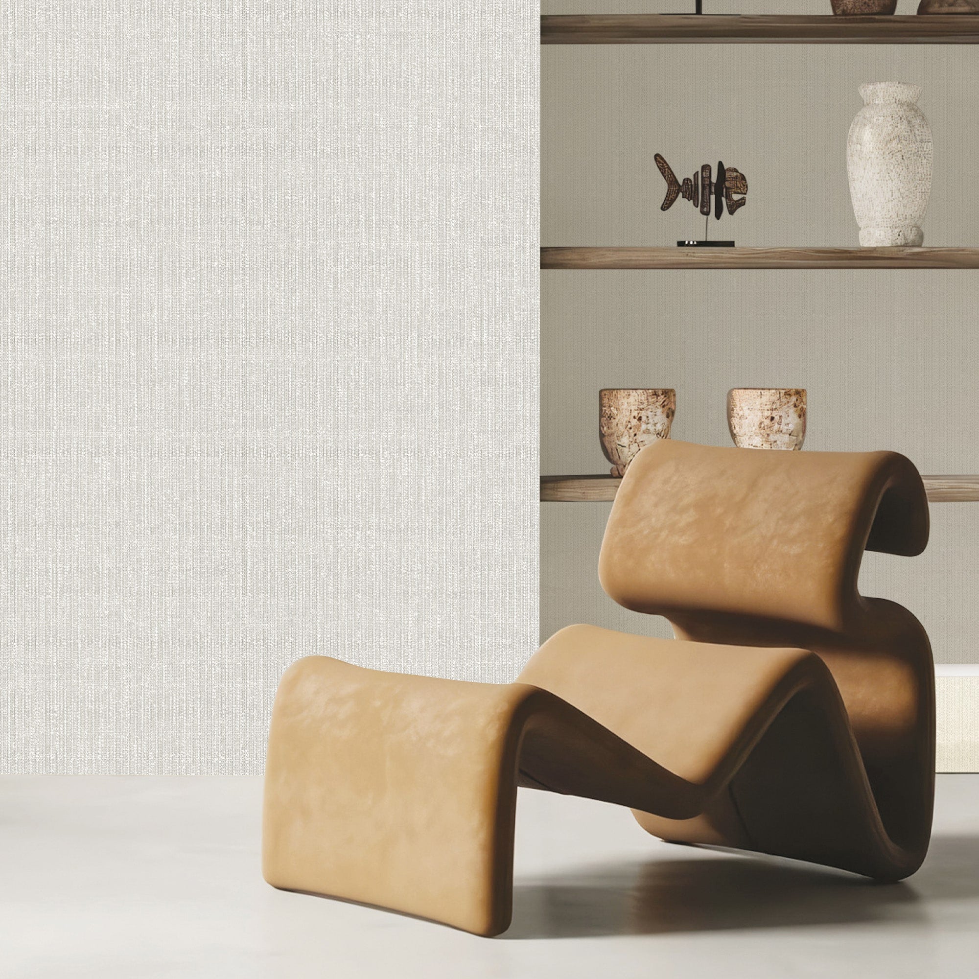 Textured Wallpaper Abstract in Grey