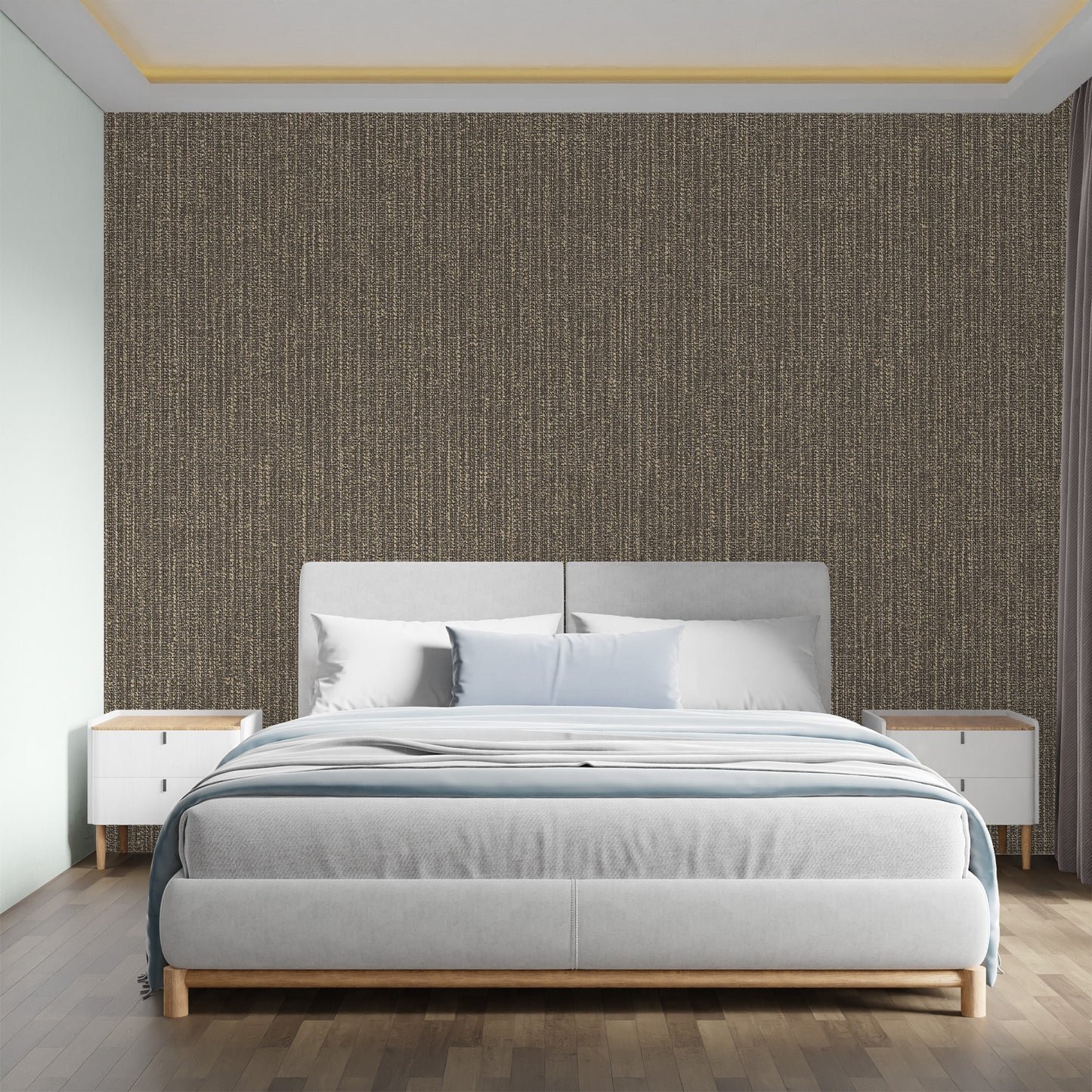 Textured Wallpaper Abstract in Dark Brown