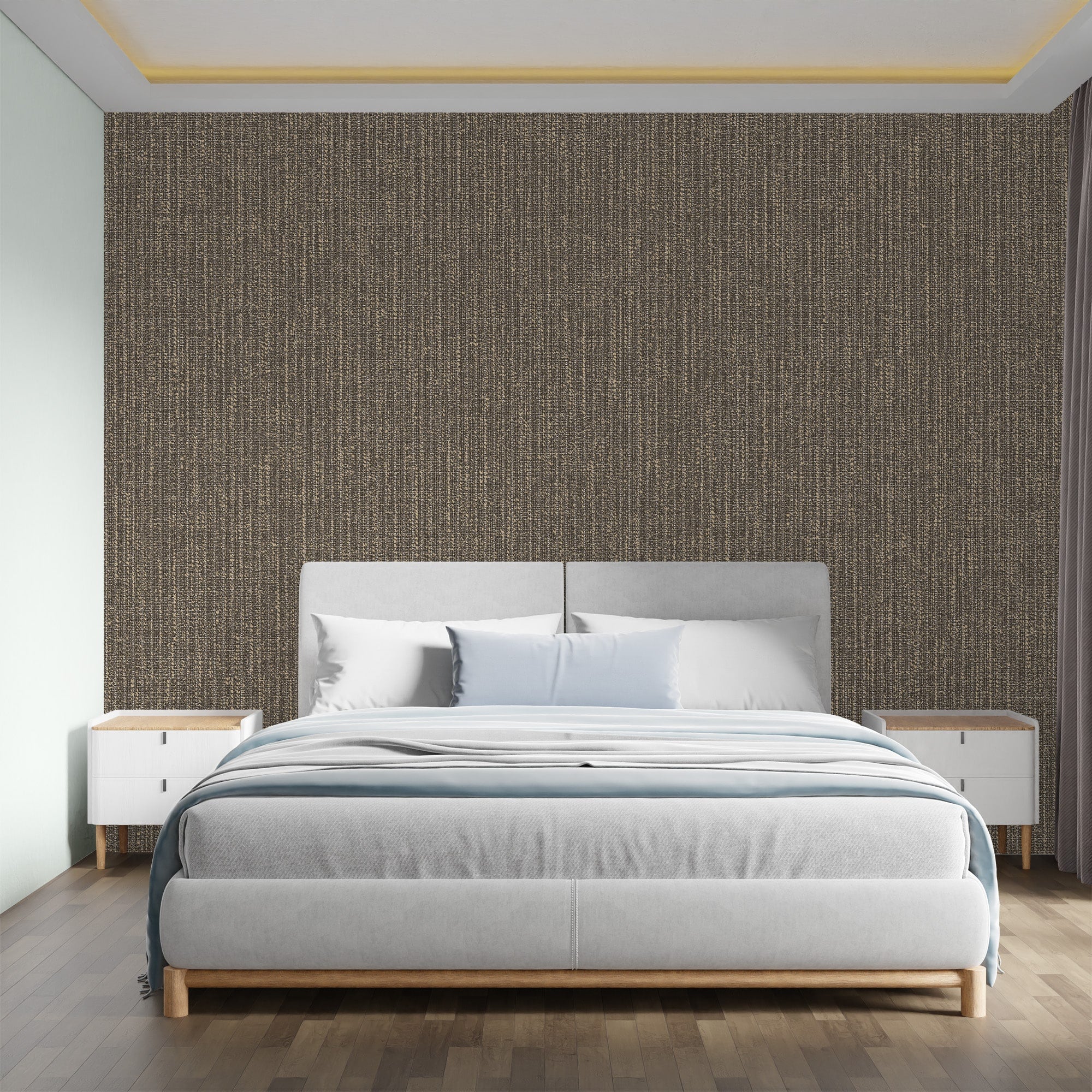 Textured Wallpaper Abstract in Dark Brown