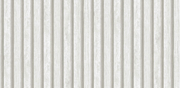 Textured Wallpaper Stripes|Wood|Rustic in White