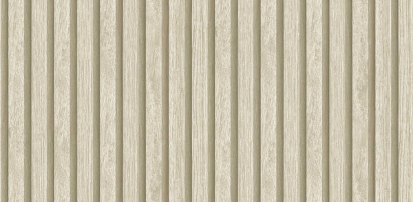 Textured Wallpaper Stripes|Wood|Rustic in Beige
