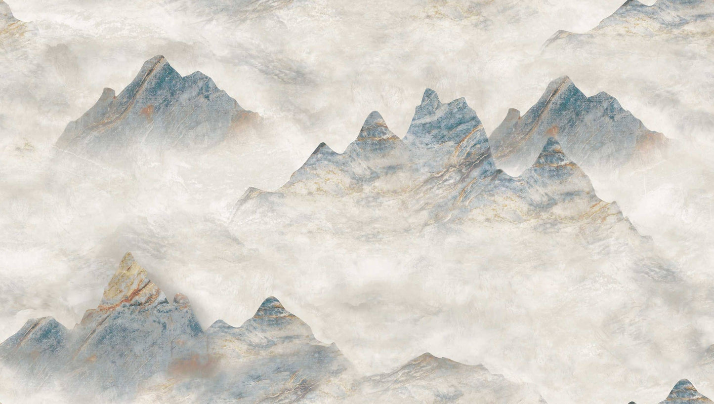 Textured Wallpaper Rustic|Distressed|Grunge in Blue