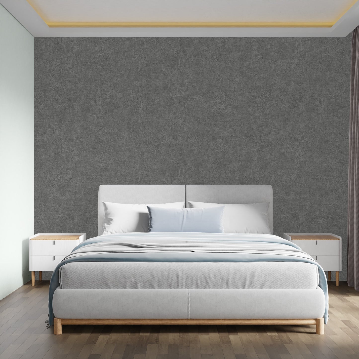 Textured Wallpaper Abstract|Grunge in Charcoal|Grey