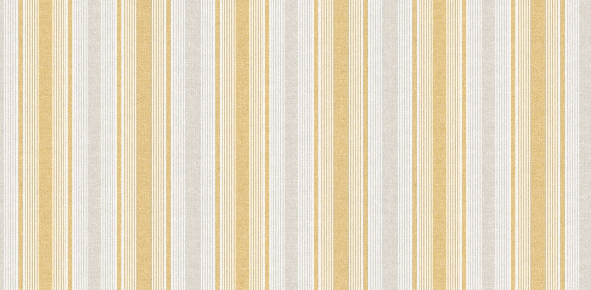 Textured Wallpaper Stripes|Traditional in Gold|Cream
