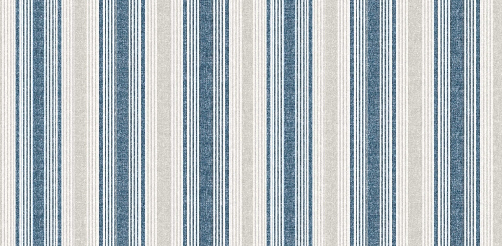 Textured Wallpaper Stripes|Traditional in Blue|Grey