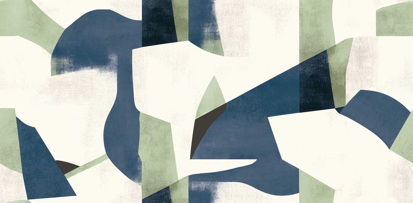 Textured Wallpaper Abstract|Grunge in Blue|Green