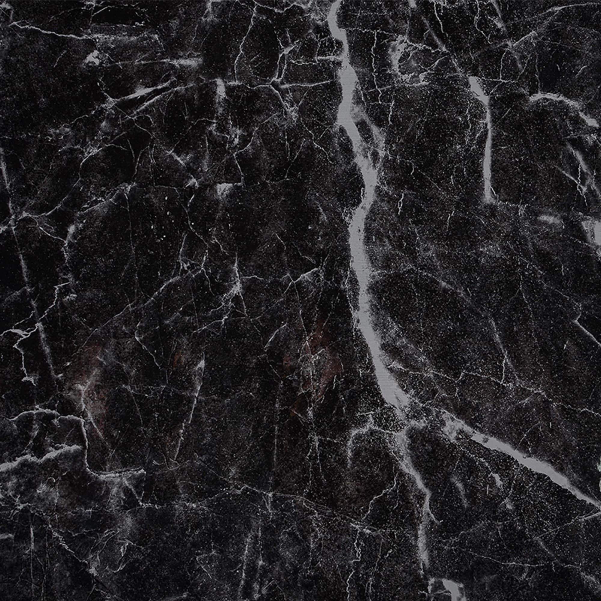 White Black Faux Marble Self Adhesive Contact Paper, Peel and Stick Modern Wallpaper for Kitchen Backsplash, Countertop, Cabinets, Drawers and Shelf Liner, 16 ft X 24 in (5m X 60cm) - 16 ft X 24 in