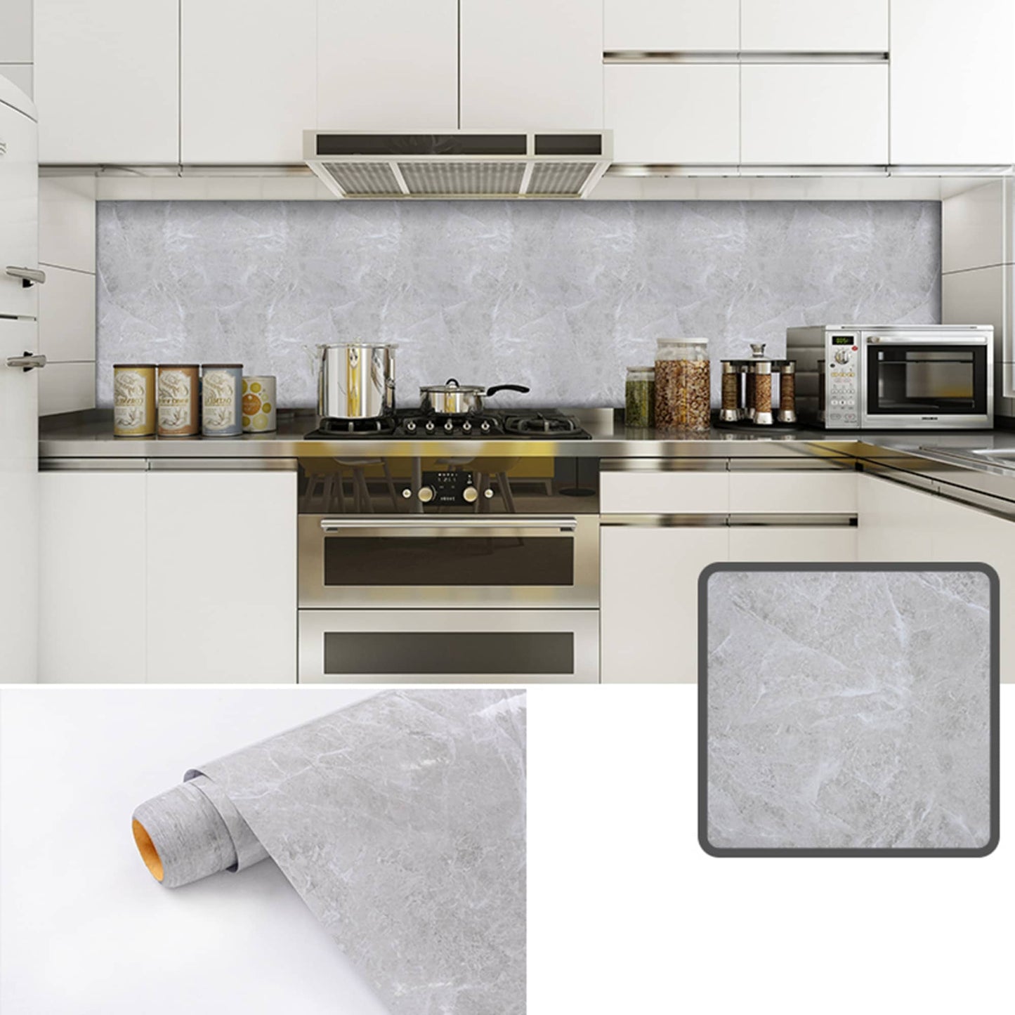 contact paper backsplash