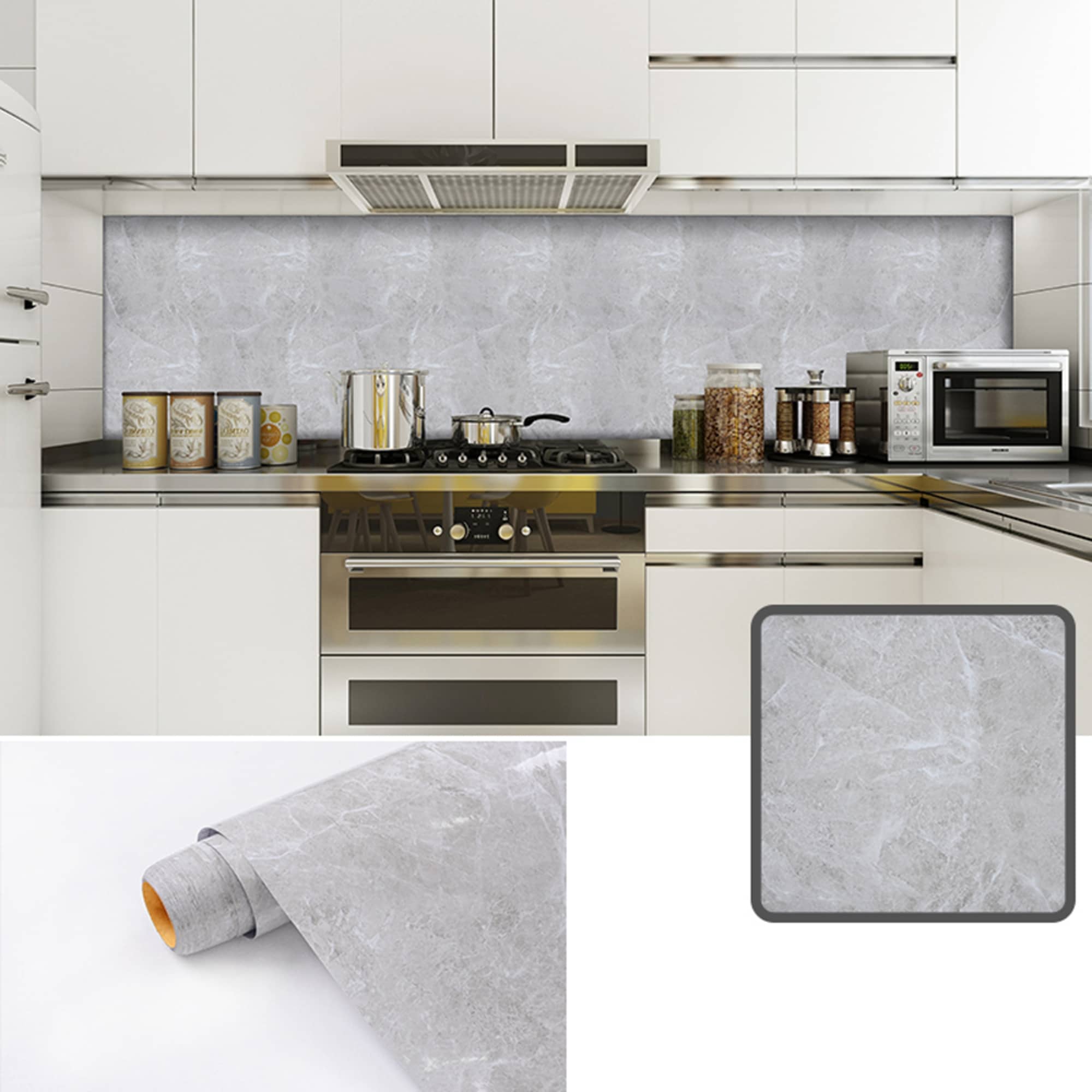 contact paper backsplash