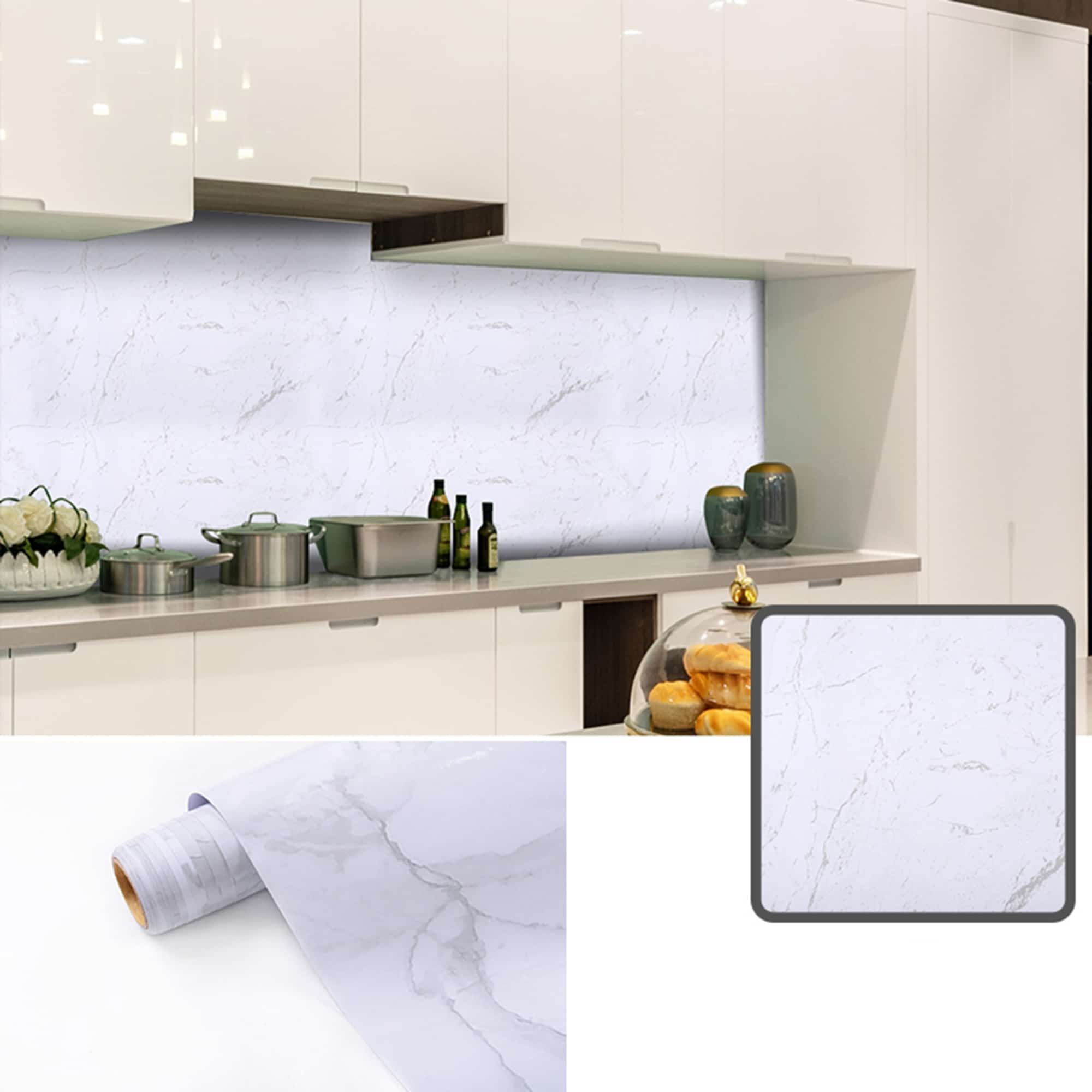 contact paper backsplash