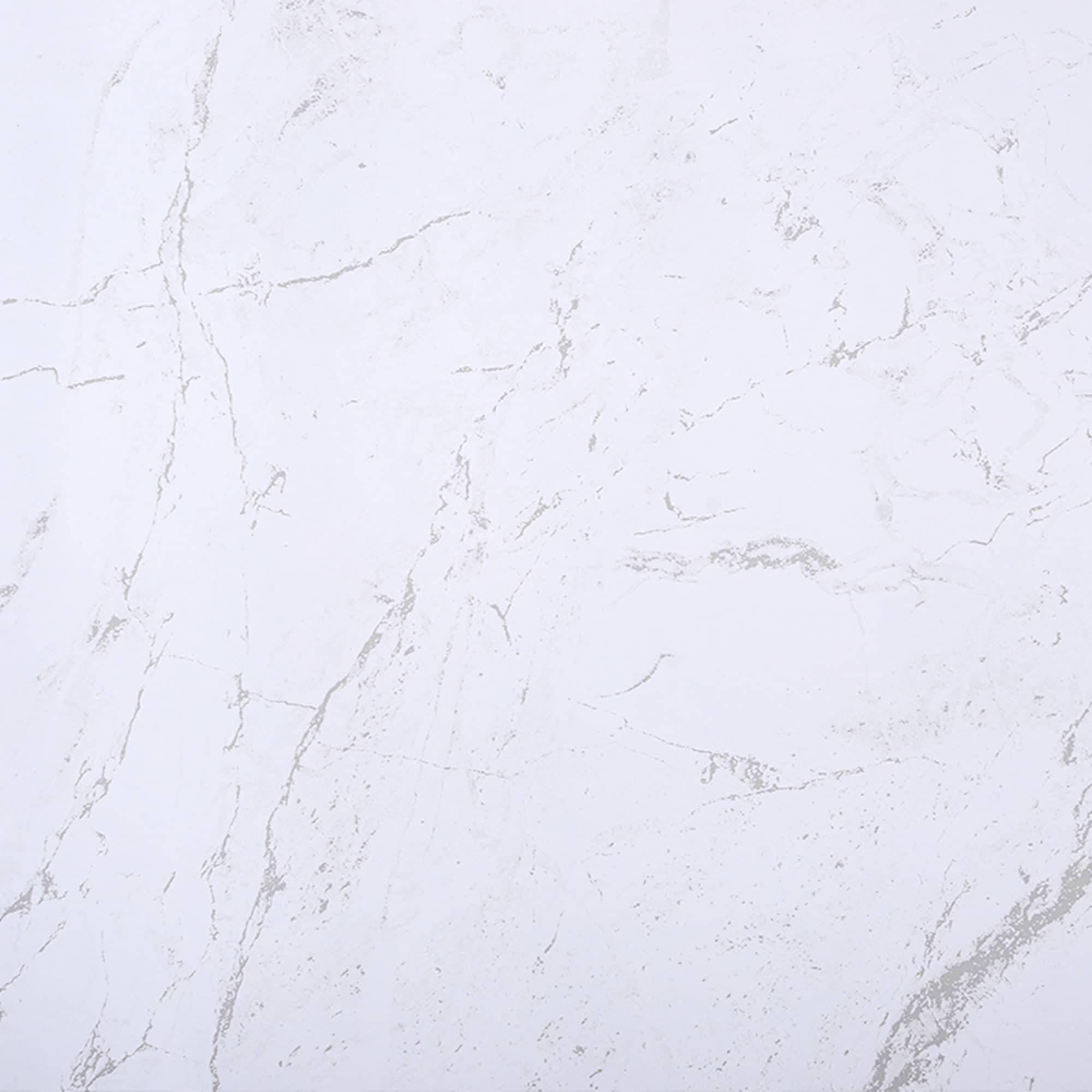 White Faux Marble Self Adhesive Contact Paper, Peel and Stick Modern Wallpaper for Kitchen Backsplash, Countertop, Cabinets, Drawers and Shelf Liner, 16 ft X 24 in (5m X 60cm) - 16 ft X 24 in