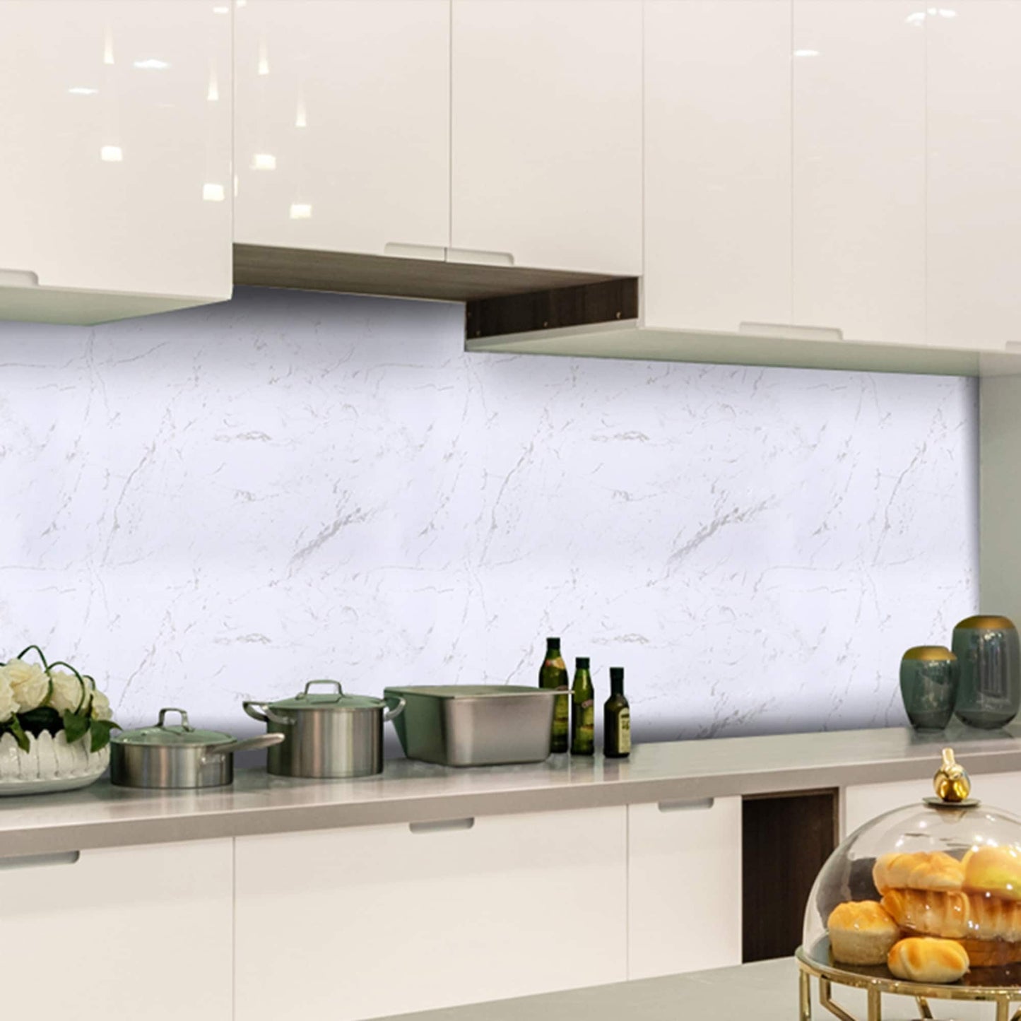 contact paper backsplash