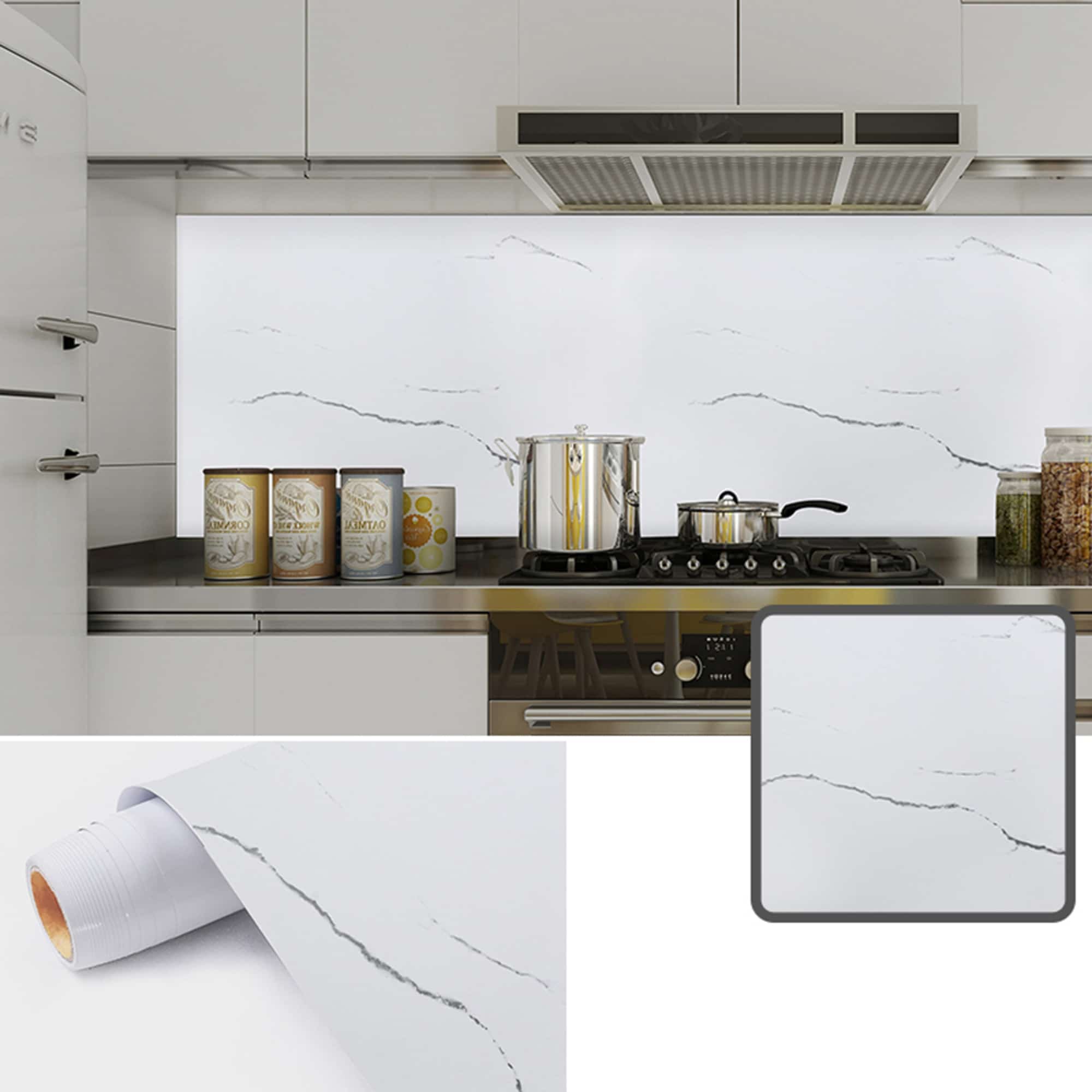 contact paper backsplash