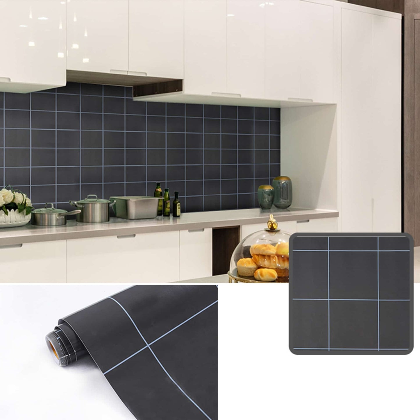 contact paper backsplash