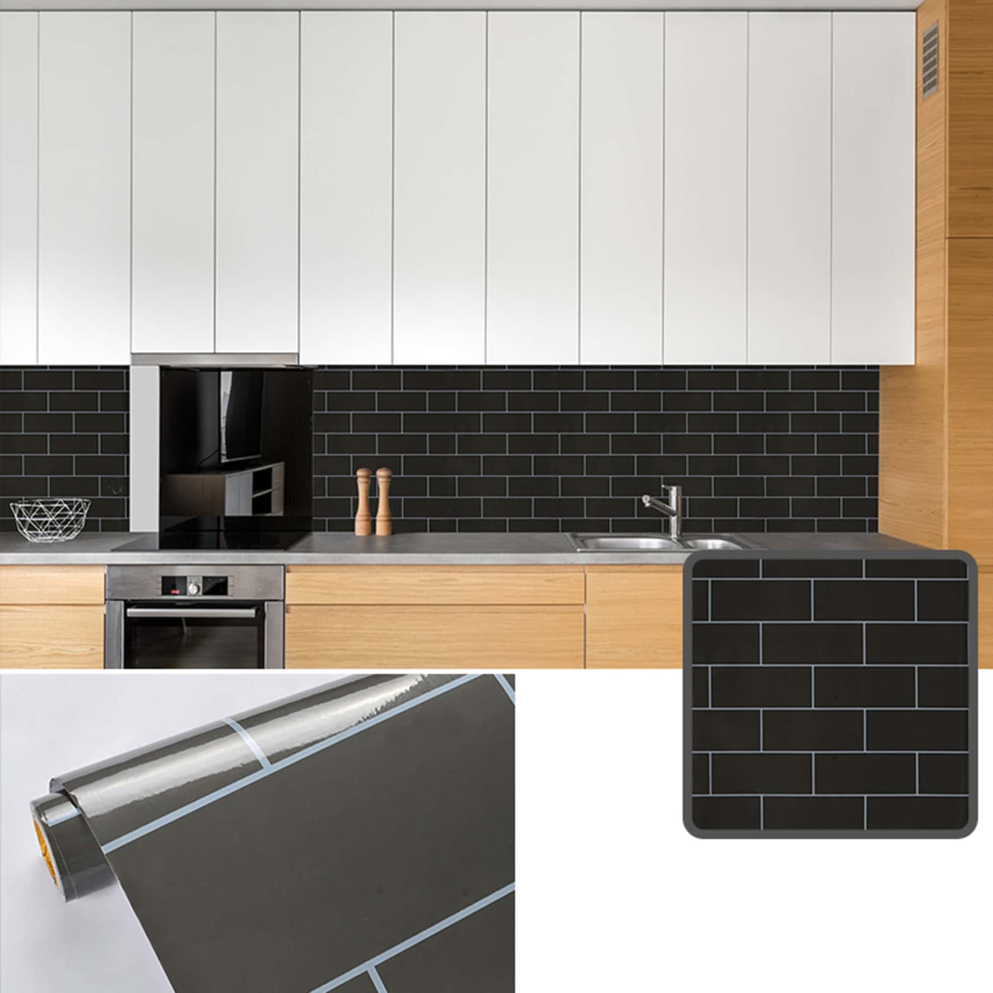 contact paper backsplash