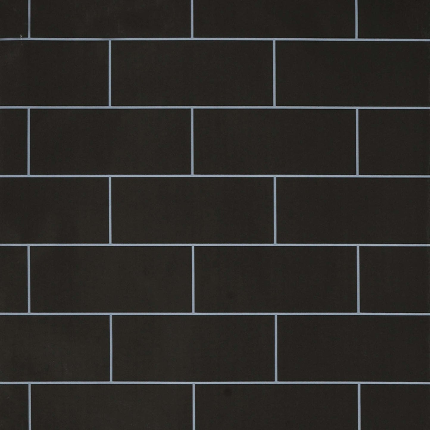 Black Tiles Self Adhesive Contact Paper, Peel and Stick Modern Wallpaper for Kitchen Backsplash, Countertop, Cabinets, Drawers and Shelf Liner, 16 ft X 24 in (5m X 60cm) - 16 ft X 24 in