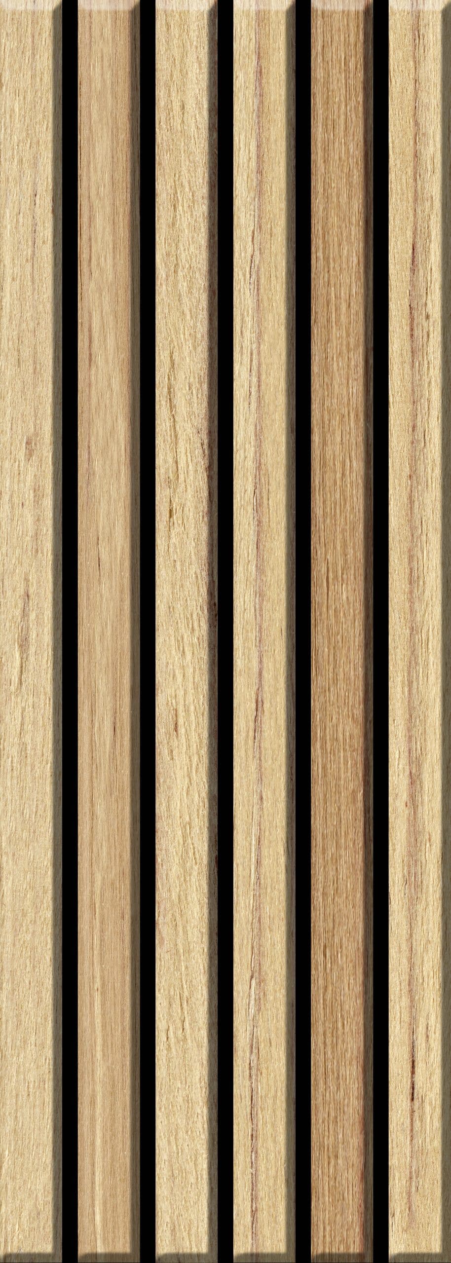 Dundee Deco Slat Wall Panels - Faux Wood Styrofoam Wall Paneling for Interior and Exterior Walls - Extra Long Fluted Acoustic Wall Panels,  Modern Wood Slats for Accent Walls - Caramel, 106 in x 10 in, Pack of 3, Total Coverage 22 sq ft