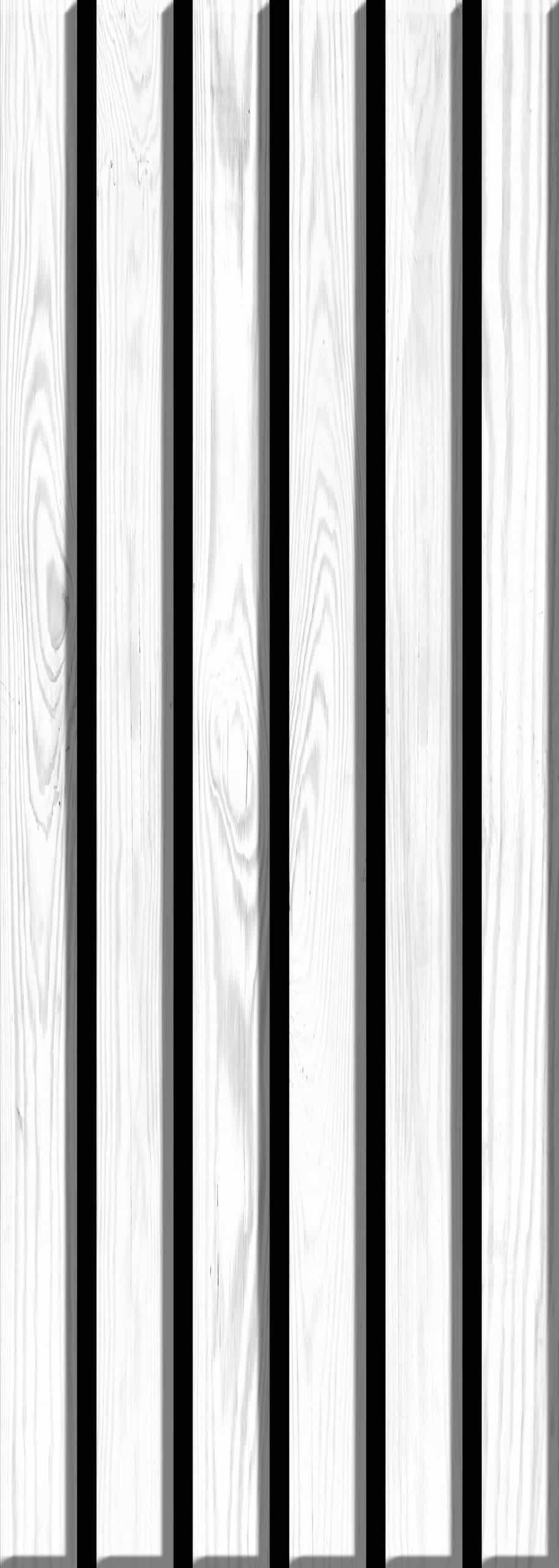 Dundee Deco Slat Wall Panels - Faux Wood Styrofoam Wall Paneling for Interior and Exterior Walls - Extra Long Fluted Acoustic Wall Panels,  Modern Wood Slats for Accent Walls - Grey White, 106 in x 10 in, Pack of 3, Total Coverage 22 sq ft