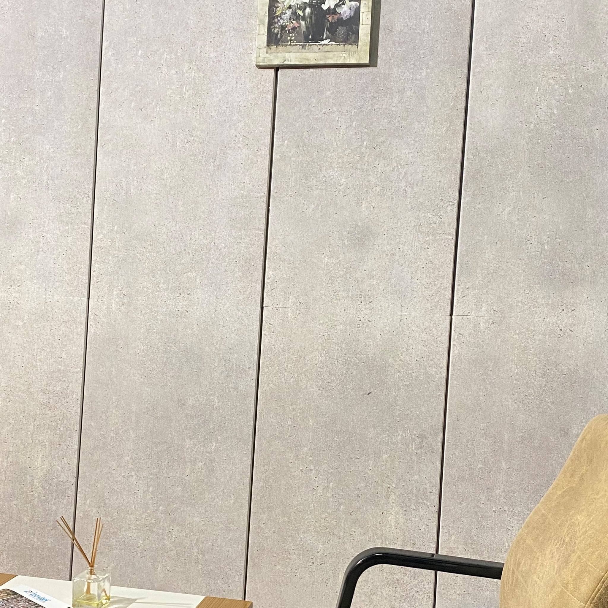 Dundee Deco 3D Wall Panels Concrete Effect - Cladding, Silver Grey Cement Look Wall Paneling, Styrofoam Facing for Interior and Exterior Applications, DIY, Set of 10, Covers 54 sq ft