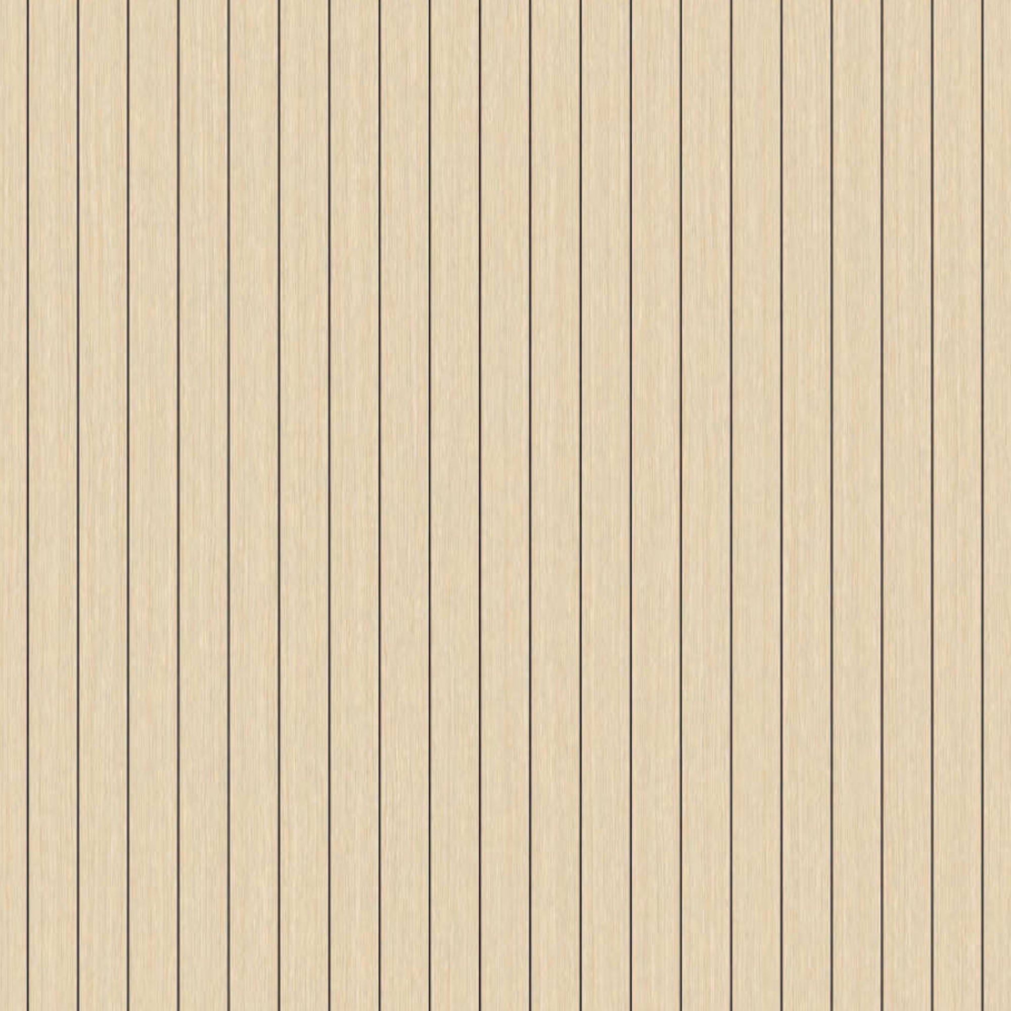 Peel & Stick Slat Textured Wallpaper Roll - Wood Grain Foam Decorative Wall Finishing - Beige