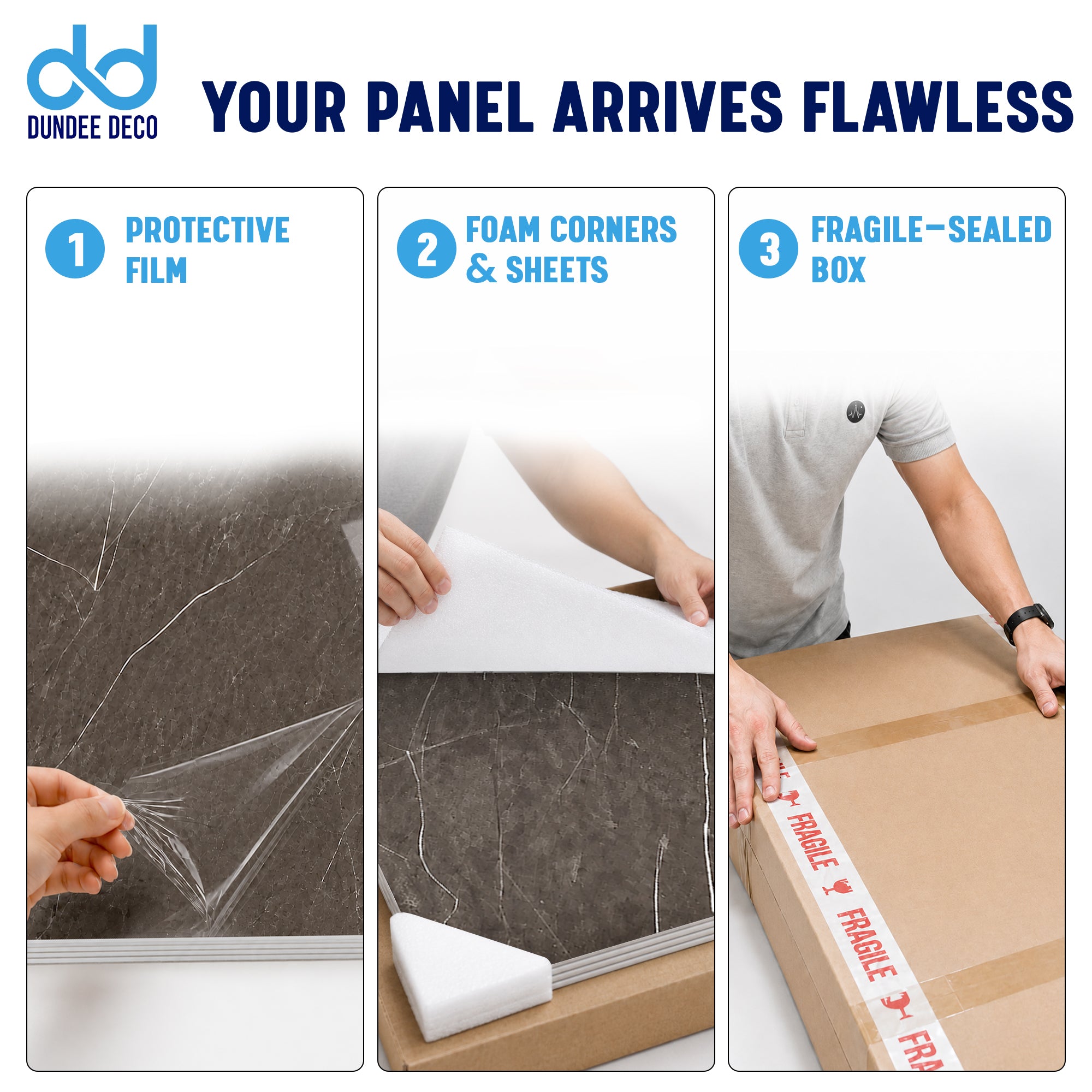 Faux Marble Wall Panels - 2 ft X 4 ft - Glossy, Waterproof Indoor Wall Cladding - Chocolate Brown, White Veins