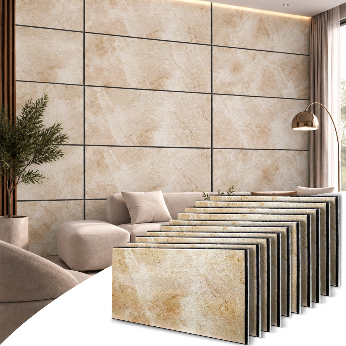 Styrofoam 3D Wall Panel