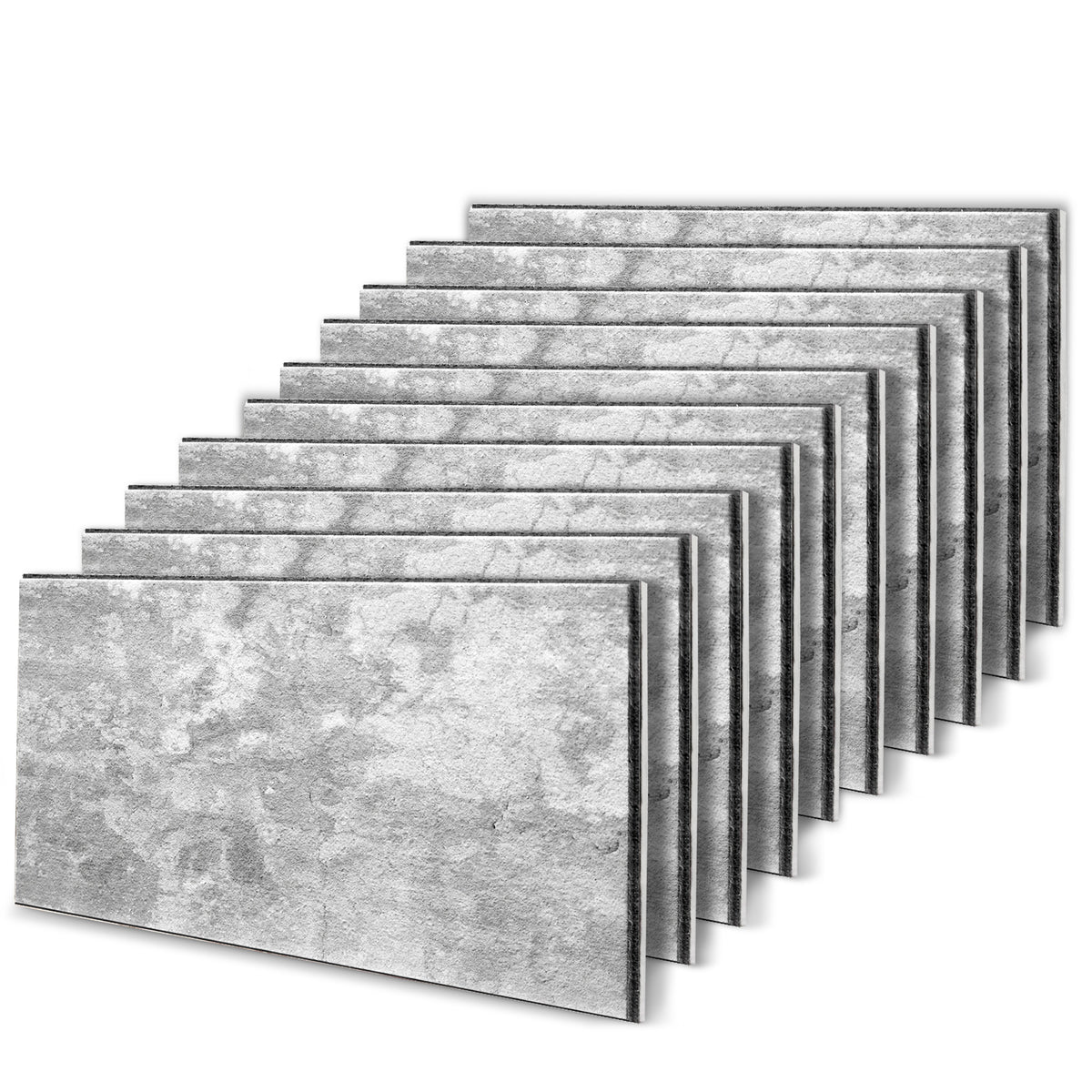 3D Faux Stone Wall Panels, Grey & White, Styrofoam