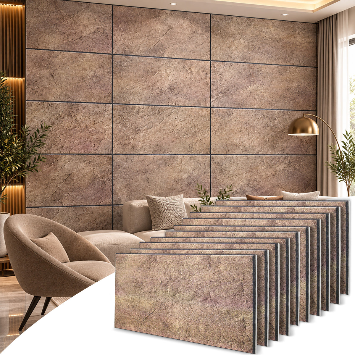 Styrofoam 3D Wall Panel